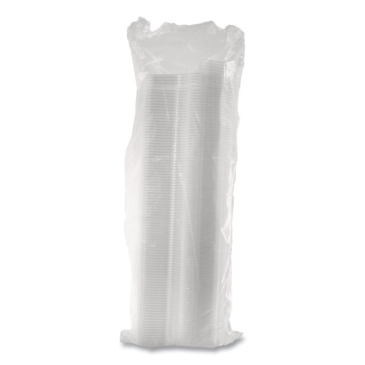 ClearPac SafeSeal Tamper-Resistant/Evident Containers, Flat Lid, 4 oz, 3.72 x 4.2 x 1.41, Clear, 100/Pack, 4 Packs/Carton