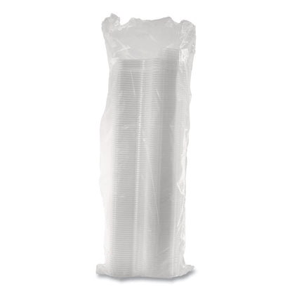 ClearPac SafeSeal Tamper-Resistant/Evident Containers, Flat Lid, 4 oz, 3.72 x 4.2 x 1.41, Clear, 100/Pack, 4 Packs/Carton