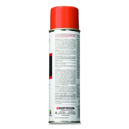 Industrial Choice Precision Line Marking Paint, Flat/Matte Orange, 20 oz Aerosol Can, 12/Carton