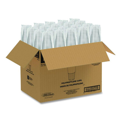 Conex ClearPro Plastic Cold Cups, 30 oz, Clear, 25/Bag, 20 Bags/Carton