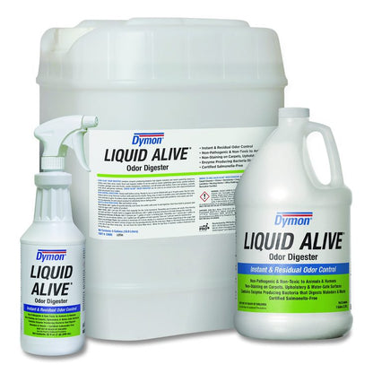 LIQUID ALIVE Odor Digester, 32 oz Bottle, 12/Carton