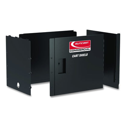 Utility Cart Shield, 26" x 45" for PUCSD2645, PUCHD2645, Steel, Black