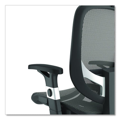 Alera Minerva Ergonomic Mesh Swivel Task Chair, Supports Up to 275lb, 17.24 to 20.98 Seat Height, Gray Seat/Back, Silver Base
