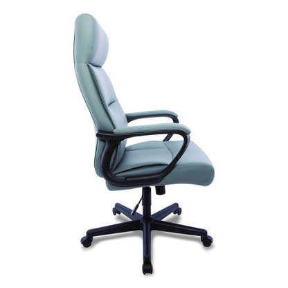 Alera Oxnam Series High-Back Task Chair, Supports Up to 275 lb, 17.56 to 21.38 Seat Height, Gray Seat, Gray Back, Black Base