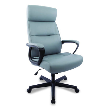 Alera Oxnam Series High-Back Task Chair, Supports Up to 275 lb, 17.56 to 21.38 Seat Height, Gray Seat, Gray Back, Black Base