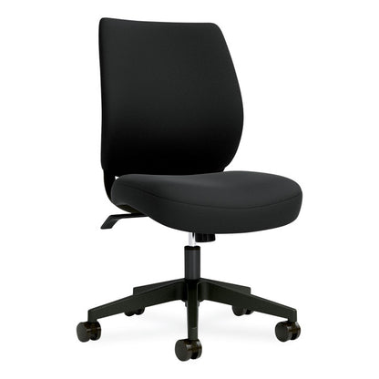 Alera Wessex Ergonomic Fabric Task Chair, Supports Up to 275 lb, 17.13 to 20.83 Seat Height, Black Seat/Back, Black Base