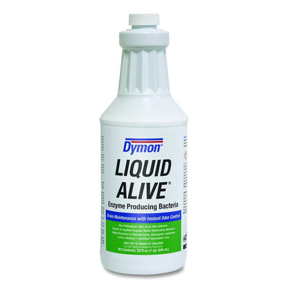 LIQUID ALIVE Enzyme Producing Bacteria, 32 oz Bottle, 12/Carton