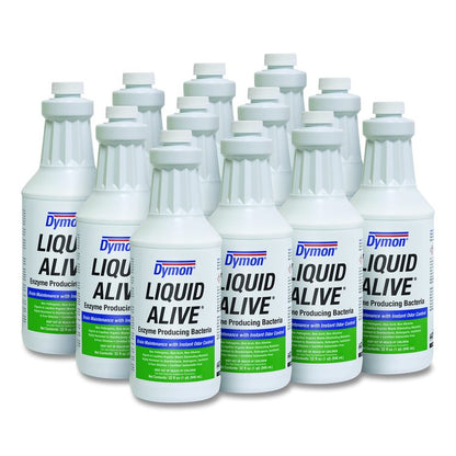 LIQUID ALIVE Enzyme Producing Bacteria, 32 oz Bottle, 12/Carton