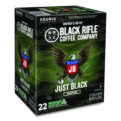 Just Black Coffee K-Cups, 88/Carton