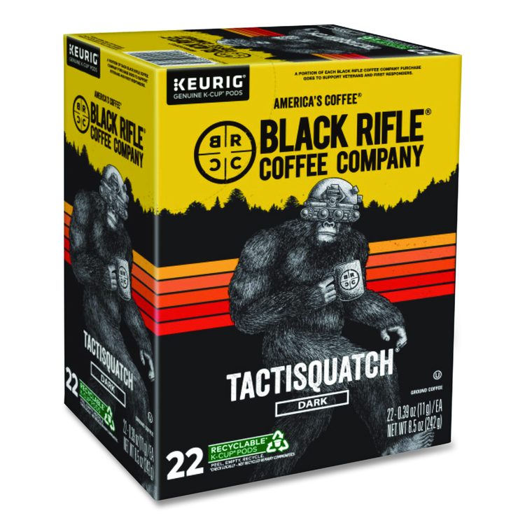 Tactisquatch Coffee K-Cups, 22/Box