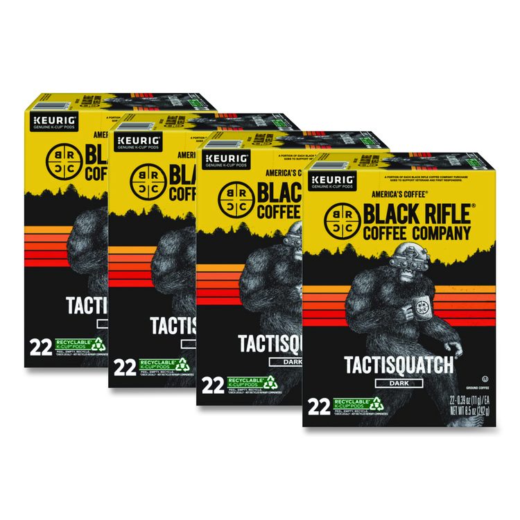 Tactisquatch Coffee K-Cups, 88/Carton
