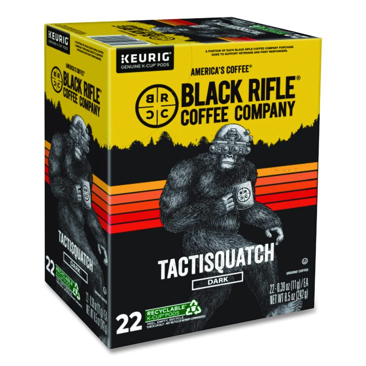 Tactisquatch Coffee K-Cups, 88/Carton