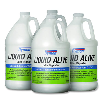 LIQUID ALIVE Odor Digester, 1 gal Bottle, 4/Carton
