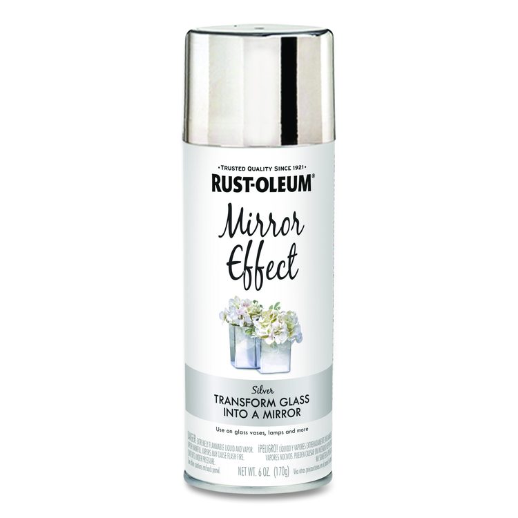 Specialty Mirror Effect Spray Paint, High Gloss Mirror, 6 oz Aerosol Can