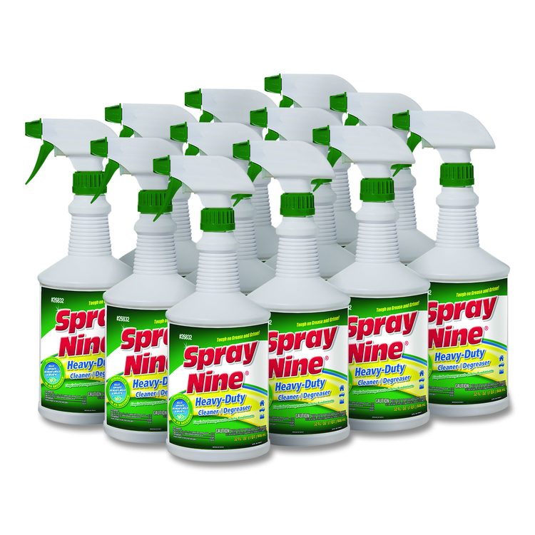 Heavy Duty Cleaner/Degreaser/Disinfectant, 32 oz Trigger Spray Bottle