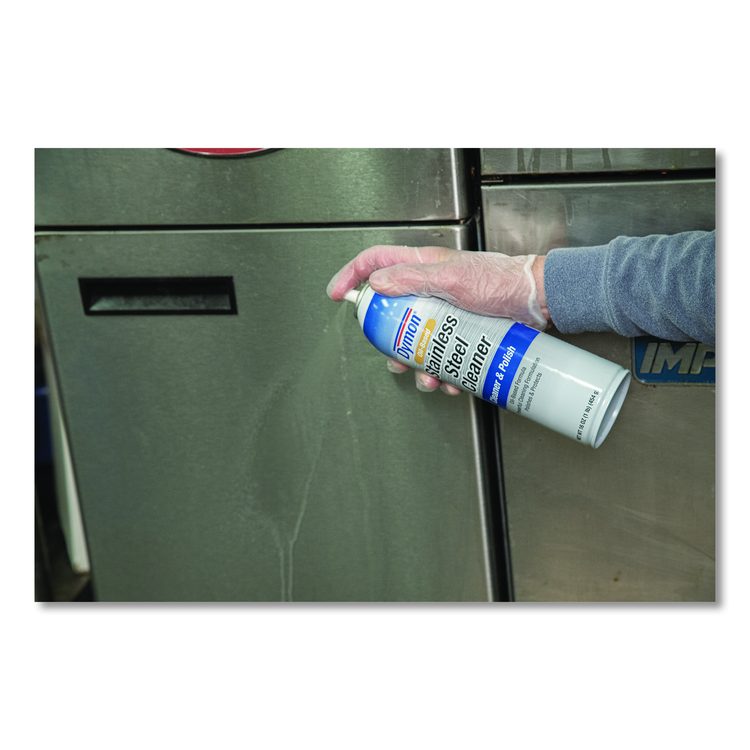 Stainless Steel Cleaner, 16 oz Aerosol Spray, 12/Carton