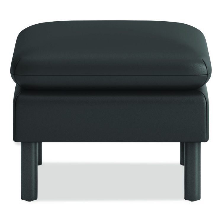 Parkwyn Series Ottoman, 23" x 23" x 17.5", Black