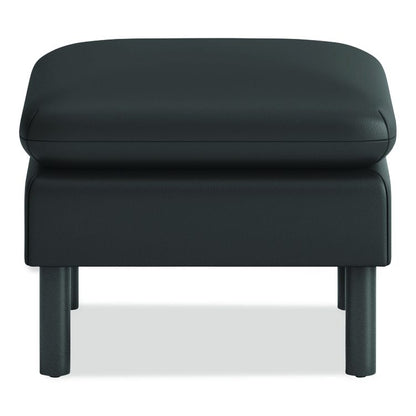 Parkwyn Series Ottoman, 23" x 23" x 17.5", Black