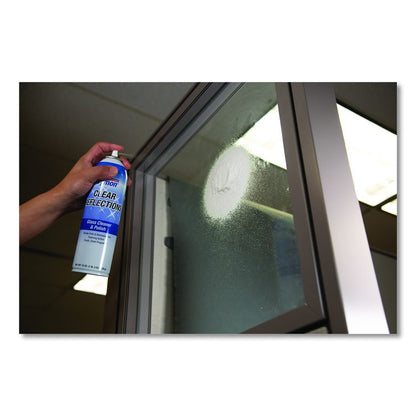 Clear Reflections Mirror and Glass Cleaner, 20 oz Aerosol Spray, 12/Carton