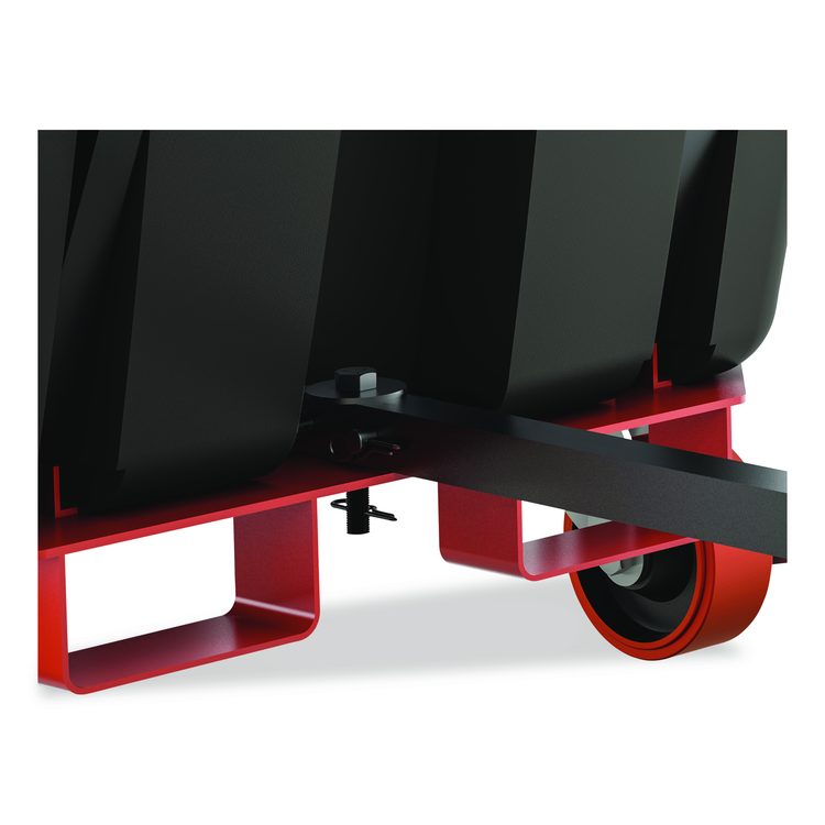 1.5 cu yd Heavy Duty Tilt Truck, Forkliftable Frame, 2,200 lb Capacity, Black