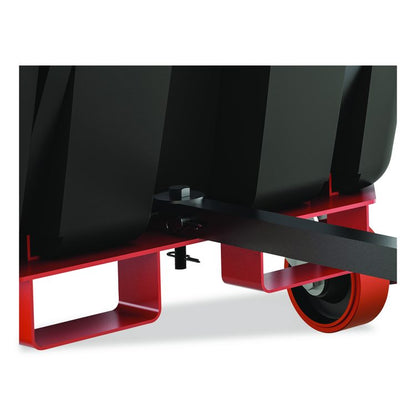 1.5 cu yd Heavy Duty Tilt Truck, Forkliftable Frame, 2,200 lb Capacity, Black