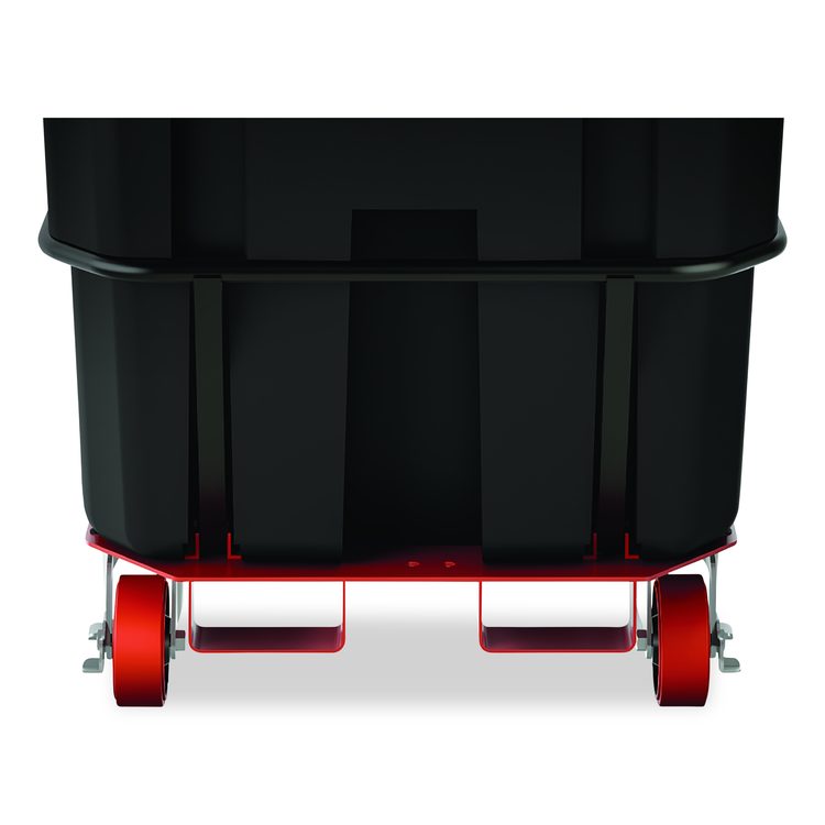 1.5 cu yd Heavy Duty Tilt Truck, Forkliftable Frame, 2,200 lb Capacity, Black