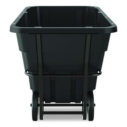 1.5 cu yd Heavy Duty Tilt Truck, Forkliftable Frame, 2,200 lb Capacity, Black