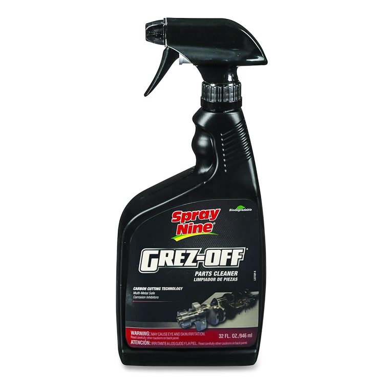 Grez-off Heavy-Duty Degreaser, 32 oz Spray Bottle, 12/Carton
