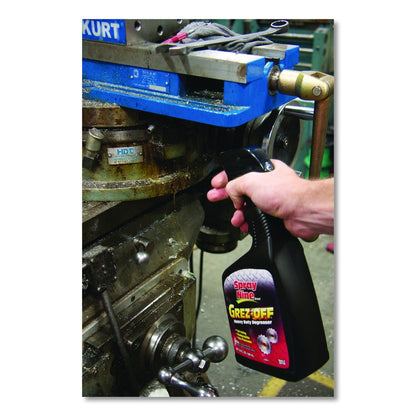 Grez-off Heavy-Duty Degreaser, 32 oz Spray Bottle, 12/Carton