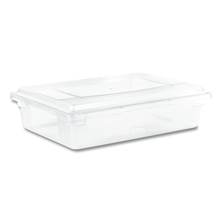 StorPlus Polycarbonate Food Storage Container, 8.5 gal, 18 x 26 x 6, Clear, Plastic