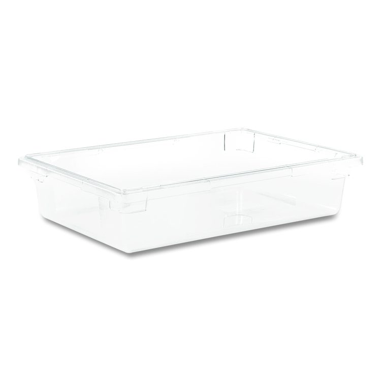 StorPlus Polycarbonate Food Storage Container, 8.5 gal, 18 x 26 x 6, Clear, Plastic