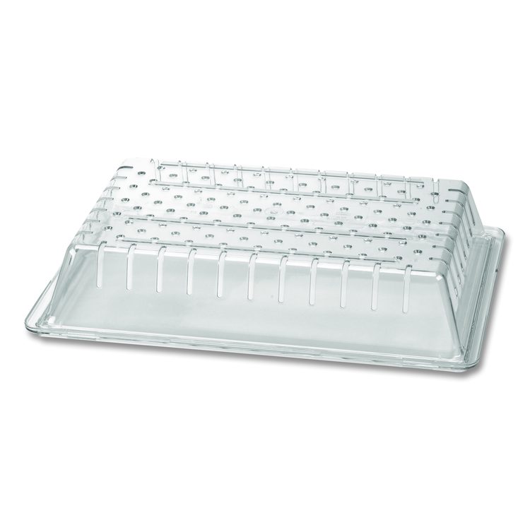 StorPlus Polycarbonate Food Storage Container Colander, 18 x 26 x 5, Clear, Plastic