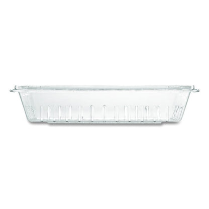 StorPlus Polycarbonate Food Storage Container Colander, 18 x 26 x 5, Clear, Plastic