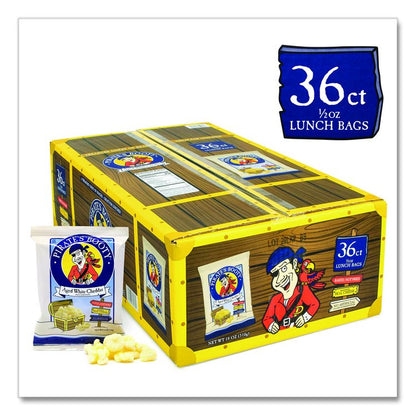 Puffs, Aged White Cheddar, 0.5 oz Bag, 36/Box