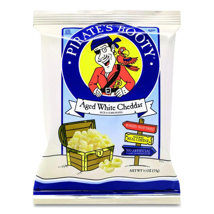 Puffs, Aged White Cheddar, 0.5 oz Bag, 36/Box