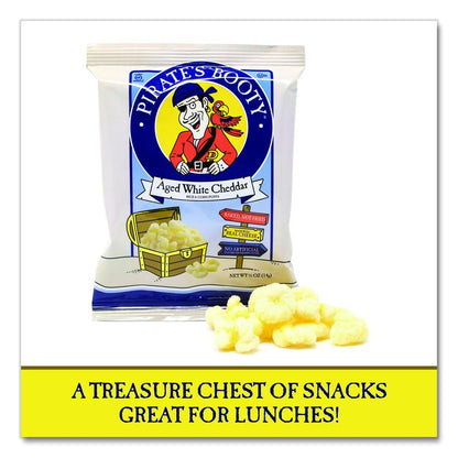 Puffs, Aged White Cheddar, 0.5 oz Bag, 36/Box