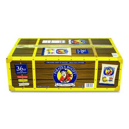 Puffs, Aged White Cheddar, 0.5 oz Bag, 36/Box