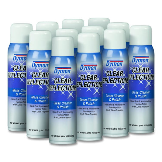Clear Reflections Mirror and Glass Cleaner, 20 oz Aerosol Spray (Each)