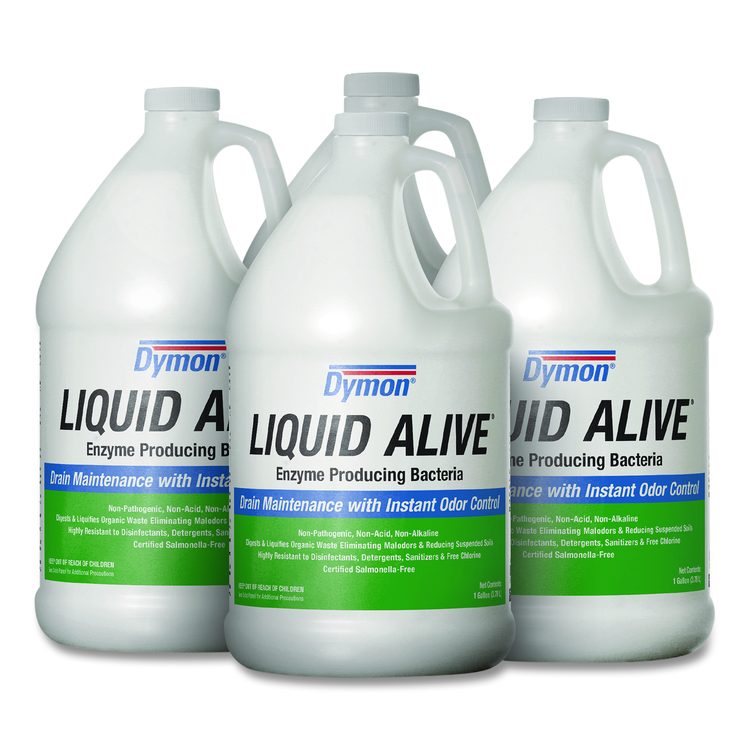 LIQUID ALIVE Enzyme Producing Bacteria, 1 gal Bottle, 4/Carton