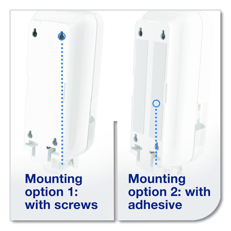 Soap and Sanitizer Dispenser S4, 1 L, 3.5 x 4 x 11, Black, 6/Carton