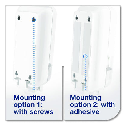 Soap and Sanitizer Dispenser S4, 1 L, 3.5 x 4 x 11, Black, 6/Carton