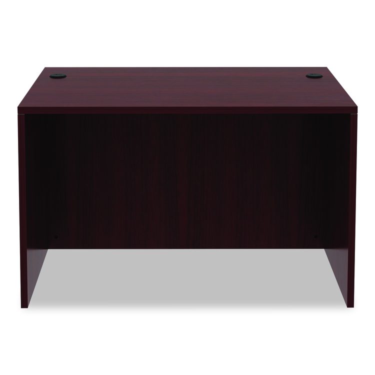 Alera Valencia Series Straight Front Desk Shell, 47.25" x 29.5" x 29.63", Mahogany