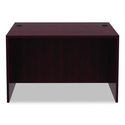 Alera Valencia Series Straight Front Desk Shell, 47.25" x 29.5" x 29.63", Mahogany