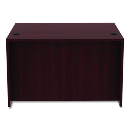 Alera Valencia Series Straight Front Desk Shell, 47.25" x 29.5" x 29.63", Mahogany