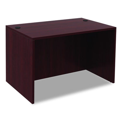 Alera Valencia Series Straight Front Desk Shell, 47.25" x 29.5" x 29.63", Mahogany