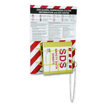 7510016236238, SKILCRAFT Global Harmonized System Information and Safety Data Sheet Center Kit, 24 x 3 x 18, Yellow/Red/White