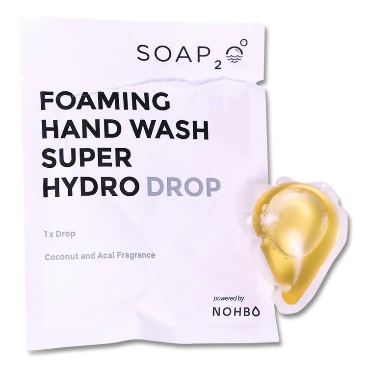 Foaming Super HydroDrop, Coconut Acai Scent, 500 mL Pump Refill, 4/Pack, 30 Packs/Carton