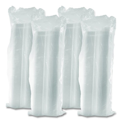 ClearPac SafeSeal Tamper-Resistant/Evident Containers, Flat Lid, 4 oz, 3.72 x 4.2 x 1.41, Clear, 100/Pack, 4 Packs/Carton