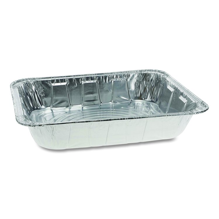 Aluminum Steam Table Pan, Half-Size Deep, 2.6" Deep, 11.8 x 9.4, 100/Carton