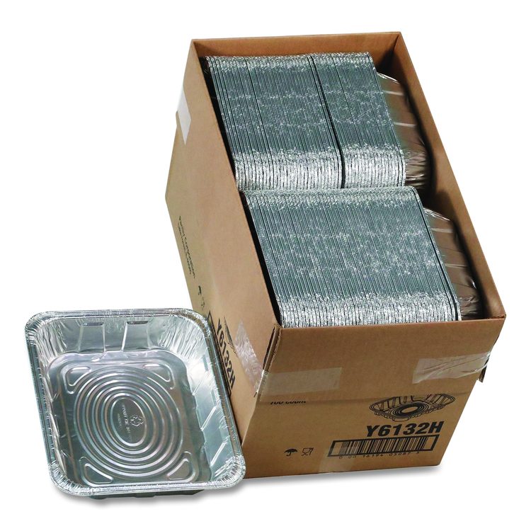 Aluminum Steam Table Pan, Half-Size Deep, 2.6" Deep, 11.8 x 9.4, 100/Carton